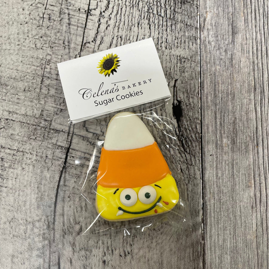 Halloween "Candy Corn" Sugar Cookies