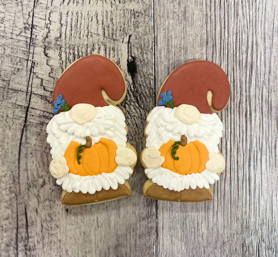 Thanksgiving "Gnome" Sugar Cookies